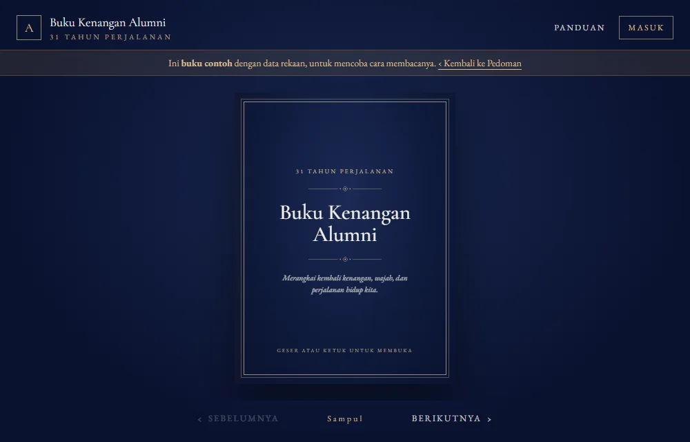 Sampul buku contoh